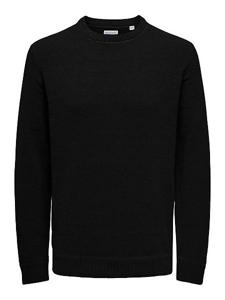 ONLY & SONS Strickpullover Strickpullover Rundhals Langarm Regular fit ONSE günstig online kaufen