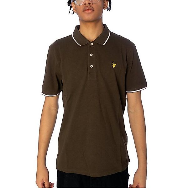 Lyle & Scott Poloshirt, Pique Baumwolle, Mit Kontrastdetails günstig online kaufen