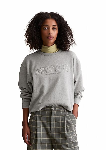 Marc OPolo DENIM Sweatshirt "aus gewaschener Bio-Baumwolle" günstig online kaufen