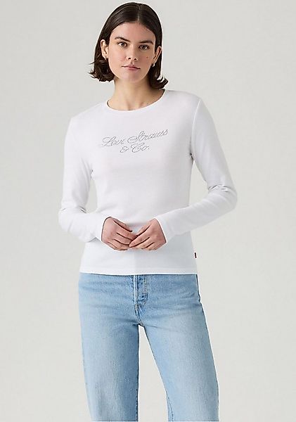 Levi's® Langarmshirt GR ESSENTIAL LS T mit Glitzersteinen günstig online kaufen