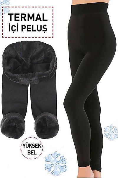 C&CITY Leggings Damen Thermo Plüsch Leggings günstig online kaufen