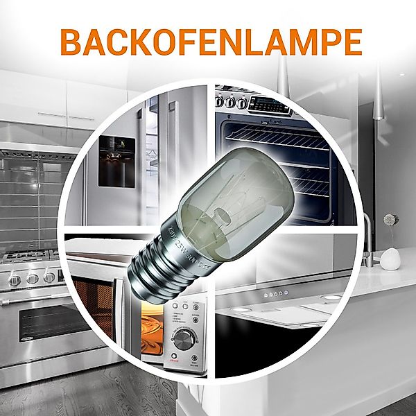 VIOKS Spezialleuchtmittel Backofenlampe E14 25W 220V günstig online kaufen