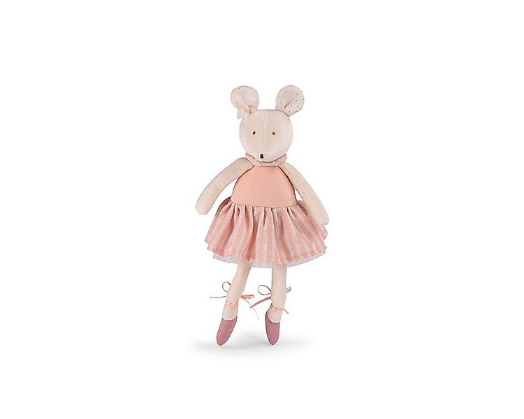 Moulin Roty Kuscheltier Plüschtier Maus rosa 35cm Stofftier in Geschenkbox günstig online kaufen