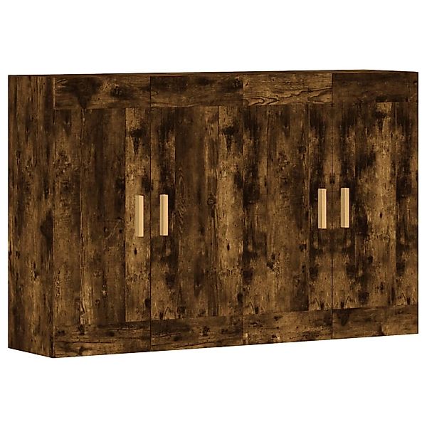 vidaXL Wandschränke 2 Stk Räuchereiche Holzwerkstoff 3197982 günstig online kaufen