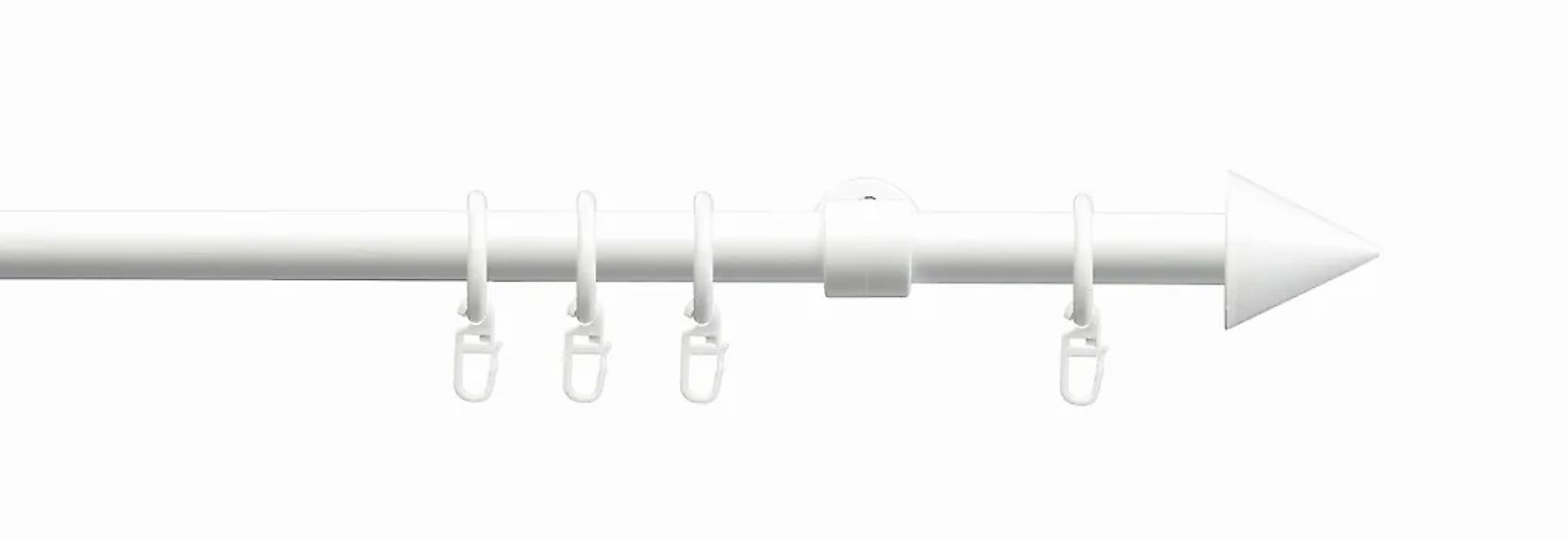Liedeco Gardinenstange "Kegel" Ø 20 mm 1 läufig-läufig Fixmaß günstig online kaufen