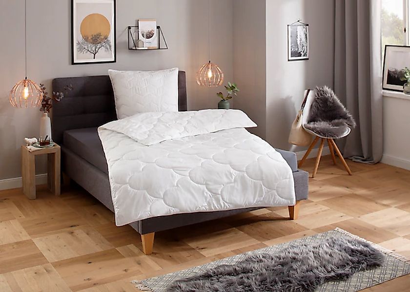 my home Microfaserbettdecke »Mondschein, Bettdecke 135x200 cm, 155x220 cm, günstig online kaufen