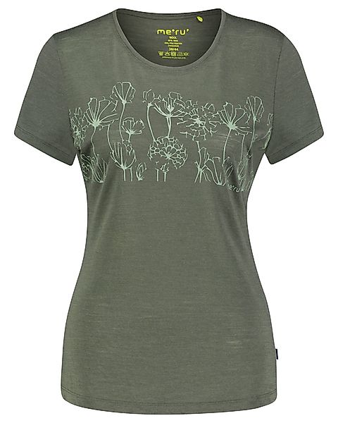 Meru T-Shirt Damen Funktionsshirt mit Merinowolle günstig online kaufen