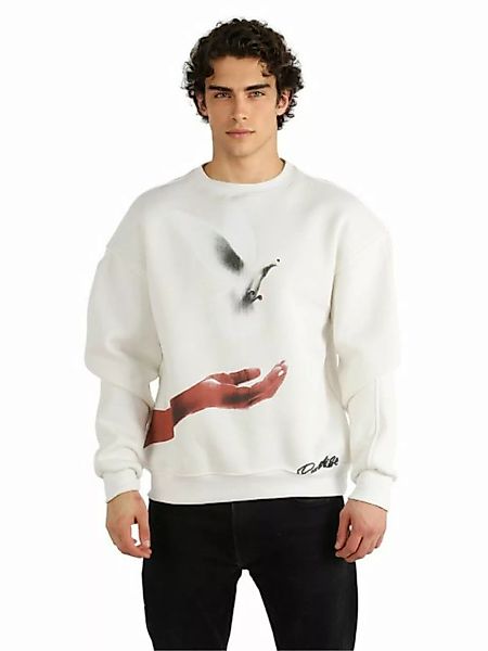 Megaman Jeans Sweatshirt Basic Sweatshirt I Pullover Herren aus Baumwolle & günstig online kaufen