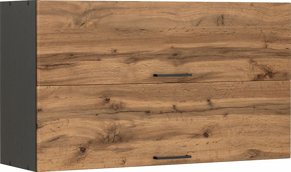KOCHSTATION Klapphängeschrank "KS-Trier", mit 2 Klappen, Breite 100 cm günstig online kaufen