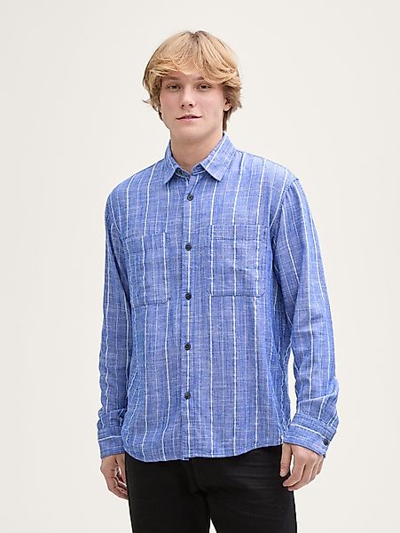 TOM TAILOR Denim Langarmhemd Relaxed Fit günstig online kaufen