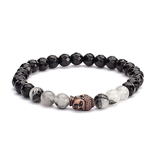 bodhi Perlenarmband Mala Armband mit schwarzem günstig online kaufen