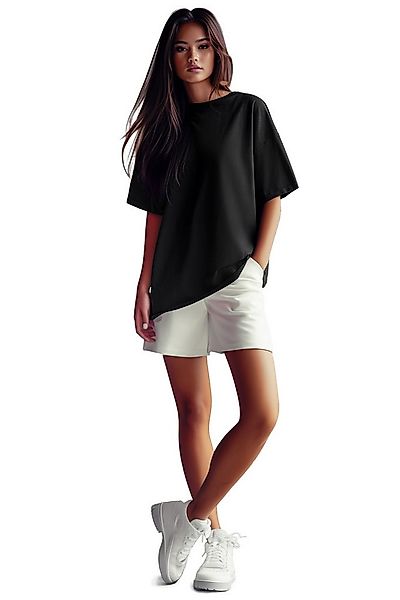Reichstadt Oversize-Shirt Oversized Kurzarmshirt 24RSW058 in kräftigen Farb günstig online kaufen