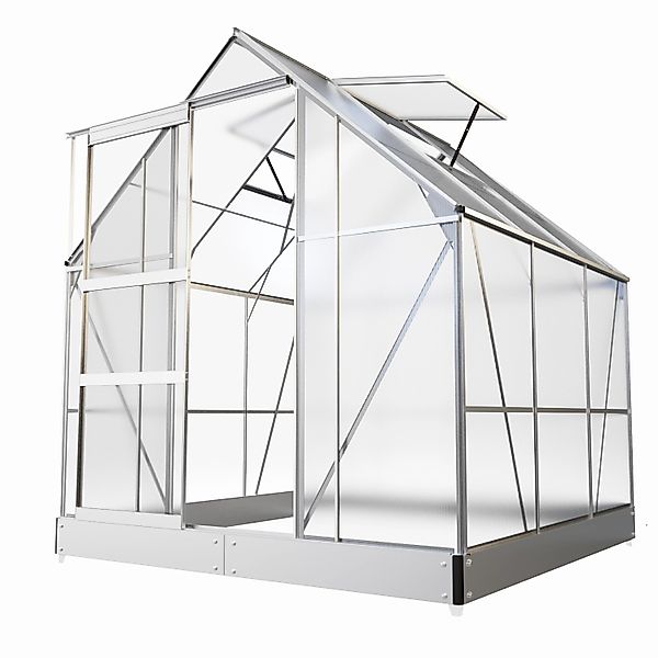 GARMIO Gewächshaus Gewächshaus CUNEO aus Aluminium, günstig online kaufen