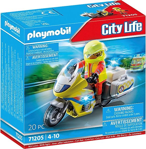 Playmobil® Notarzt-Motorrad mit Blinklicht (71205), My günstig online kaufen