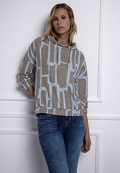 STREET ONE Kapuzenpullover Lässige Kapuze samt Tunnelzug günstig online kaufen