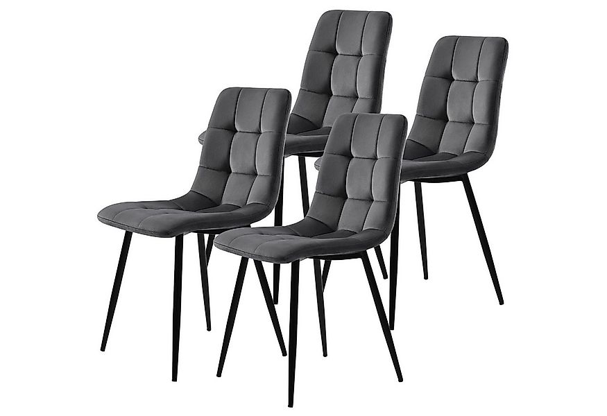 FUROKOY Esszimmerstuhl 4er Set Esszimmerstuhl Küchenstuhl Polsterstuhl (4 S günstig online kaufen