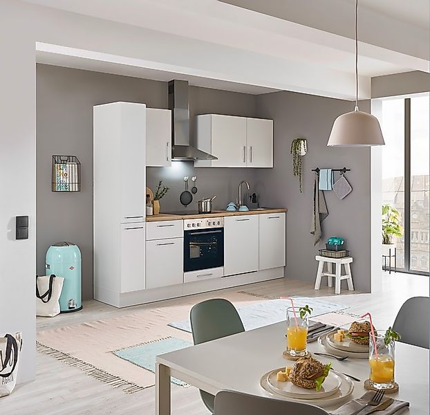 BASIC by Balculina Küchenzeile "Turin", Breite 250 cm, wahlweise mit E-Gerä günstig online kaufen