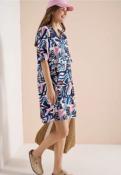 CECIL Knielanges Kleid mit grafischem Muster günstig online kaufen