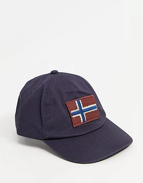 Napapijri – Fontan – Kappe in Marineblau günstig online kaufen