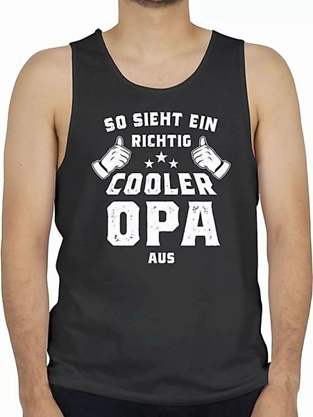 Shirtracer Tanktop So sieht ein richtig cooler Opa aus Opa Geschenke günstig online kaufen