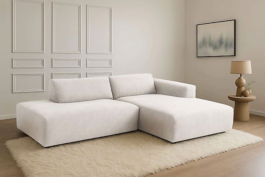 andas Ecksofa »Noord mit Kedernaht, Breite 227 cm, L-Form« Cord, Struktur, günstig online kaufen