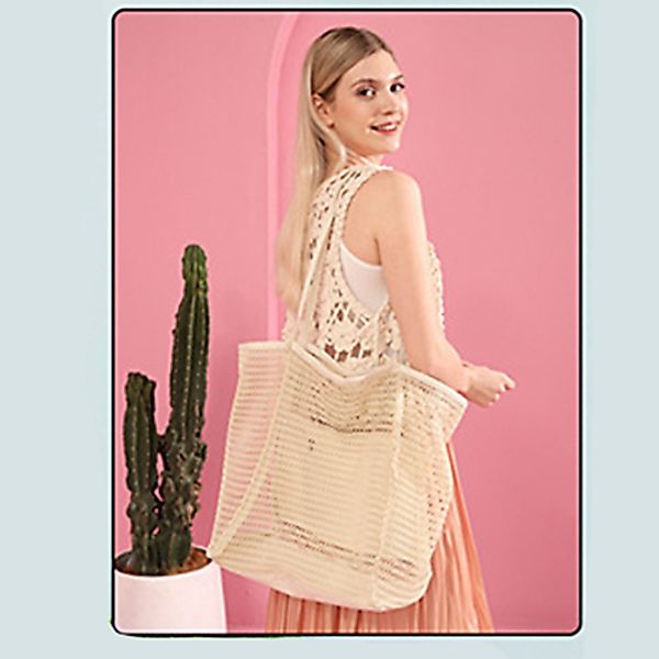 Jumpeak Strandtasche Faltbare Strandtasche, Netzhandtasche, Damen-Umhängeta günstig online kaufen
