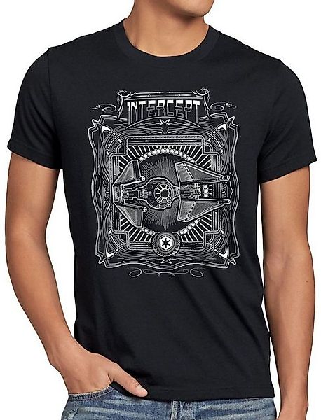 style3 T-Shirt TIE Interceptor istar krieg wars imperium der sterne vader günstig online kaufen