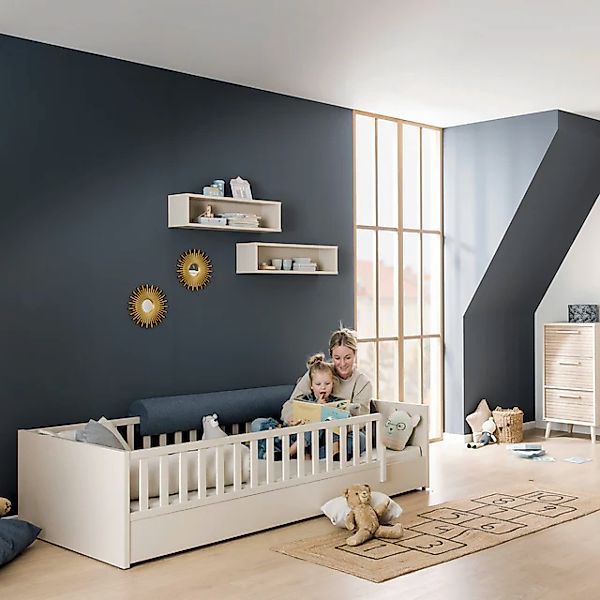 PAIDI Kinderbett  Little Flo ¦ blau ¦ Maße (cm): B: 97,6 H: 50,6 Betten > B günstig online kaufen