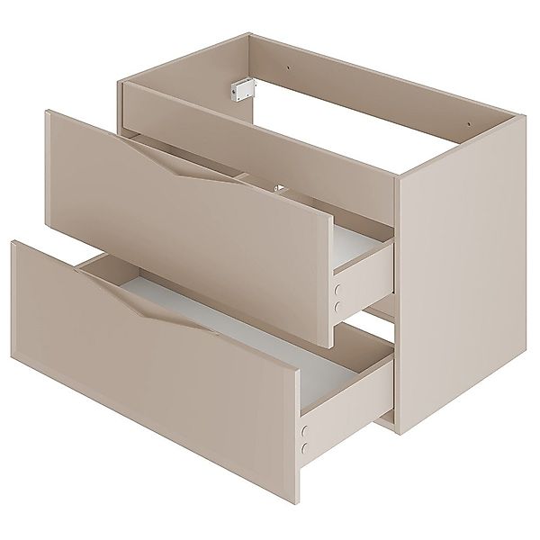 Lomadox Waschtisch DORIDA-140, Waschtischunterschrank Badezimmerschrank 81 günstig online kaufen