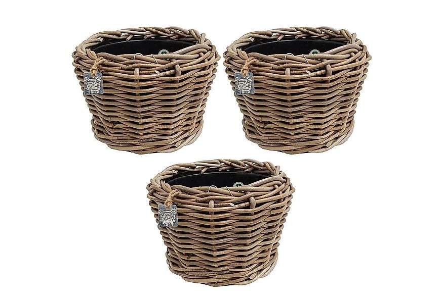 Van der Leeden Blumentopf Pflanzkorb Pflanzentreppe Rattan Korb Pflanzkübel günstig online kaufen