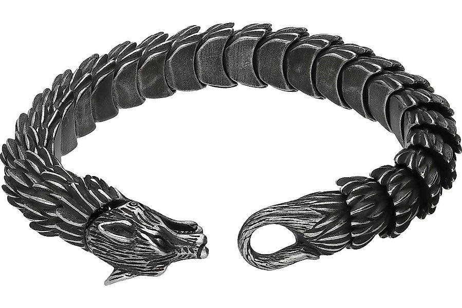 FILANGO Armband Chirurgenstahl Armband WOLF (Armbänder günstig online kaufen