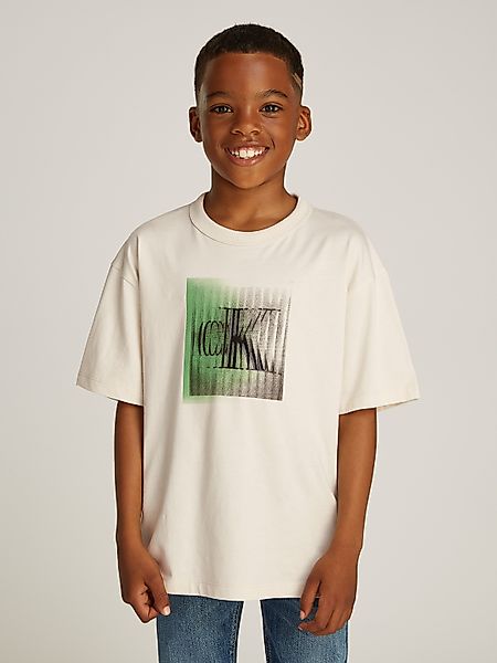 Calvin Klein Jeans Rundhalsshirt LARGE SHIFTED günstig online kaufen