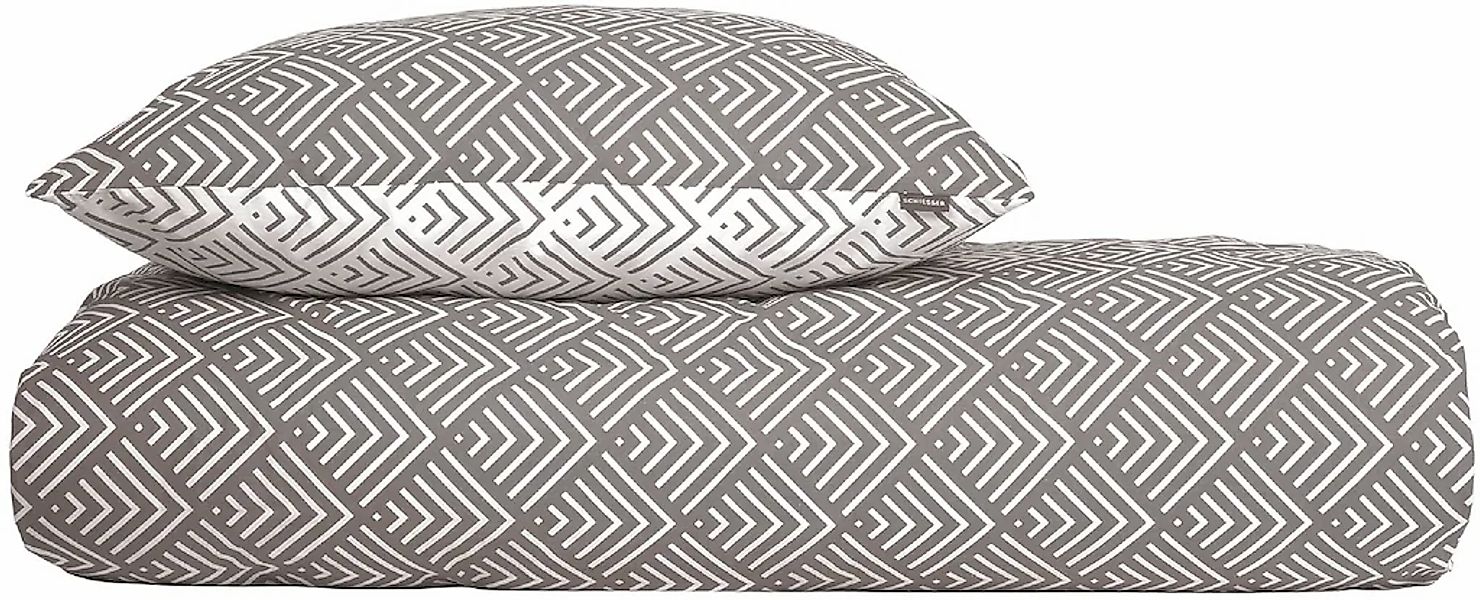Schiesser Bettwäsche "Mabel aus weicher Baumwolle mit abstraktem Muster" 2 günstig online kaufen