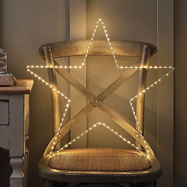 Großer 60 cm Osby LED-Leuchtstern mit zweifarbiger Beleuchtung günstig online kaufen