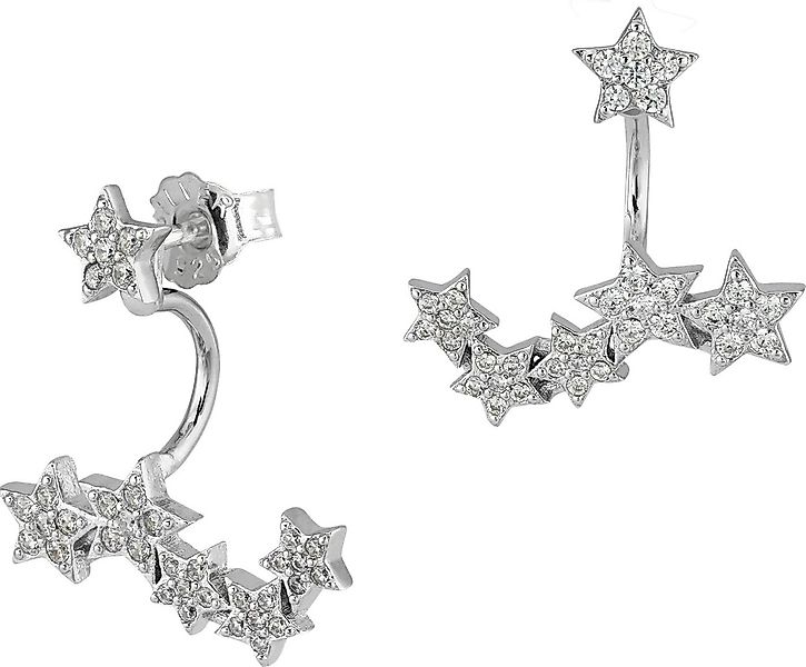 SilberDream Paar Ohrstecker SilberDream weiß Ear Cuff Sterne Ohrringe (Ohrs günstig online kaufen
