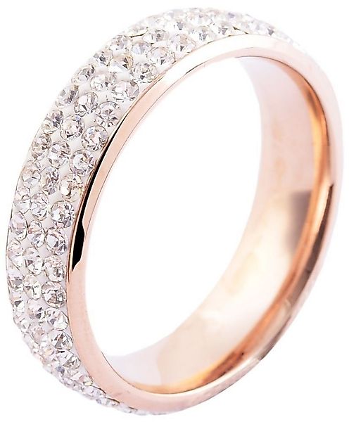 AKZENT Fingerring Danise Edelstahl roségold Damen, Damen Ring günstig online kaufen