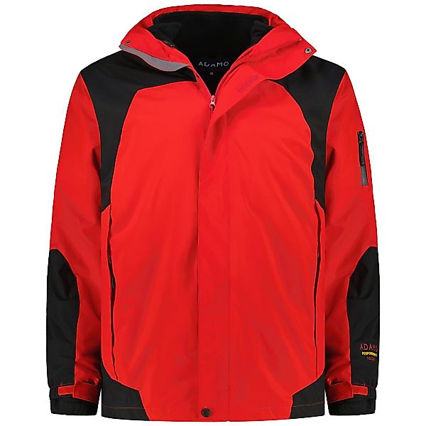 ADAMO 3-in-1 Funktionsjacke, wasserdicht Farbe rot Größe: 5XL günstig online kaufen