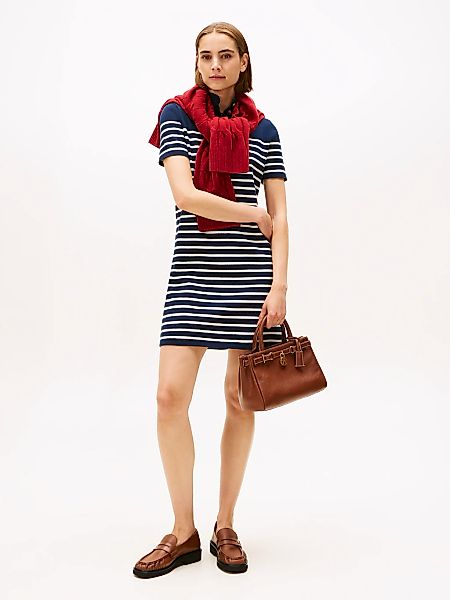 Tommy Hilfiger Jerseykleid "CO JERSEY MID GG SHIFT S/S DRESS" günstig online kaufen