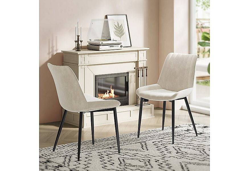 SONGMICS Esszimmerstuhl Stuhlset – Polsterstühle, Moderner Küchenstuhl. Sam günstig online kaufen