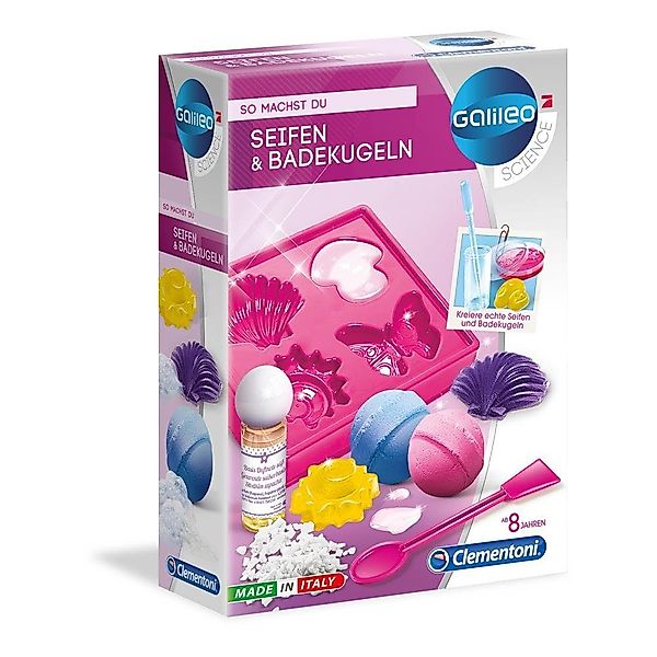 Clementoni® Lernspielzeug Galileo Seifen und Badekugeln, günstig online kaufen