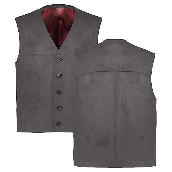 Weis Weste in Leder-Optik Farbe dunkelgrau Größe: 60 günstig online kaufen