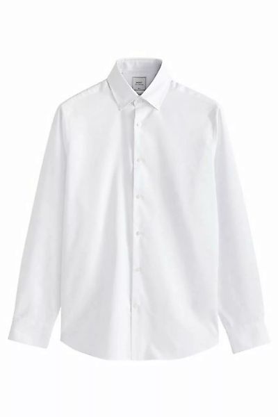 Next Langarmhemd Pflegeleichtes Slim Fit Oxford-Hemd (1-tlg) günstig online kaufen