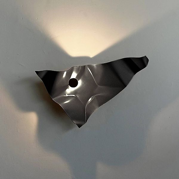 Knikerboker LED-Wandlampe Zona d'ombra, grau, 79 cm günstig online kaufen