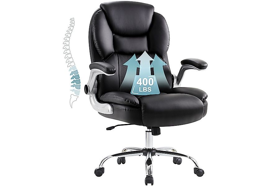 IWMH Chefsessel Ergonomischer Bürostuhl, Höhenverstellbar Schreibtischstuhl günstig online kaufen