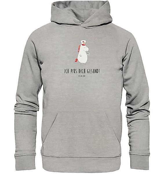 Mr. & Mrs. Panda Hoodie Einhorn Krankenschwester Größe XXL - Heather Grey - günstig online kaufen