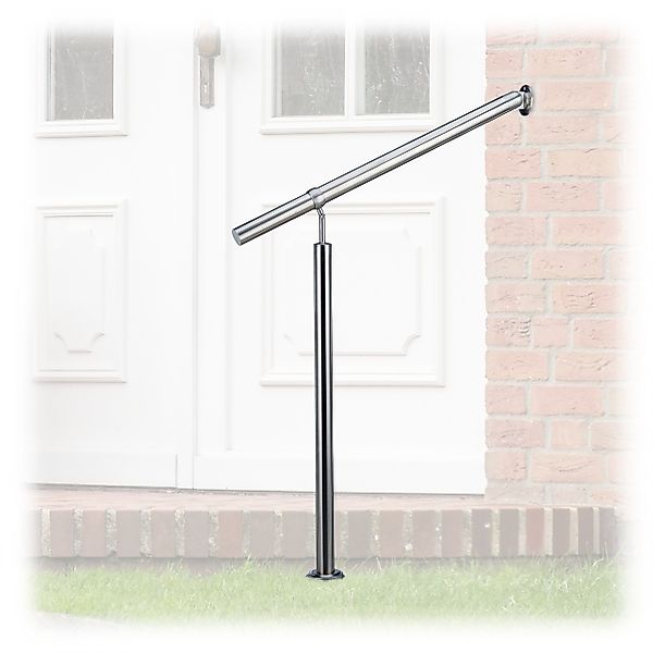relaxdays Außentreppe Treppengeländer Edelstahl, 800 mm günstig online kaufen