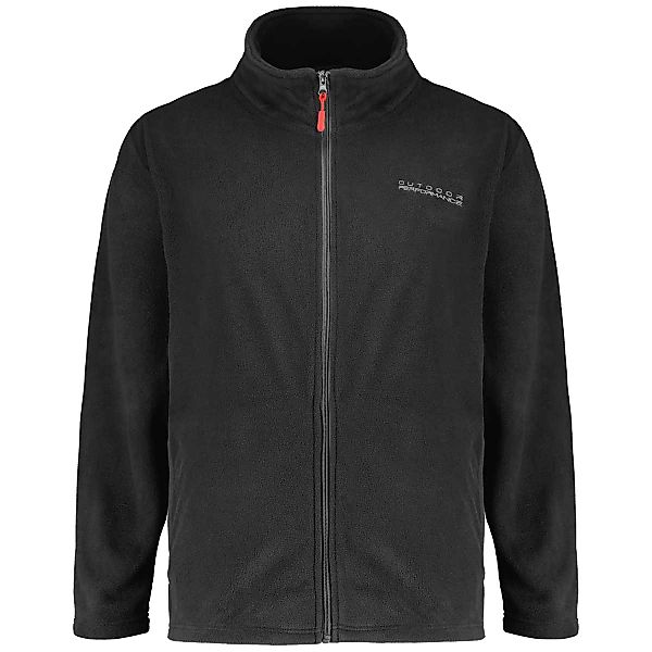 ADAMO Fleecejacke mit Stehkragen Farbe schwarz Größe: 8XL günstig online kaufen