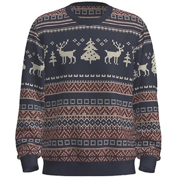 Jack & Jones  Pullover Pullover XMAS SNOWBALL Strickpullover R-Neck günstig online kaufen