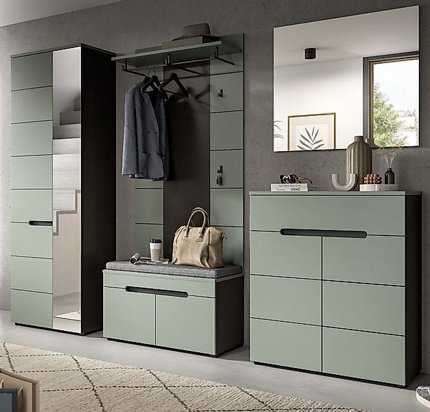Inn.Furn Garderoben-Set Cooper, (Flurgarderobe in Salbei günstig online kaufen