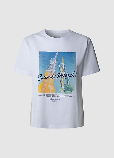 Pepe Jeans T-Shirt "ANGEL", mit großem Frontprint günstig online kaufen